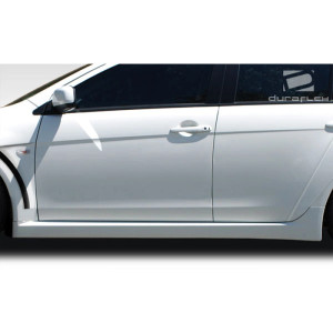 2008-2017 Mitsubishi Lancer Evo X Look Side Skirts Rocker Panels - 2 Piece - image 1