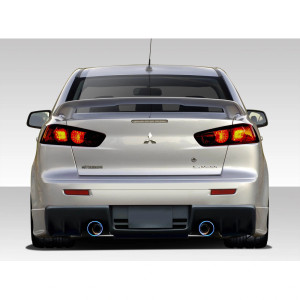 2008-2017 Mitsubishi Lancer Evo X V3 Rear Bumper - 1 Piece - image 1