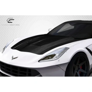 2014-2019 Chevrolet Corvette Gran Veloce Carbon Fiber Hood - image 1