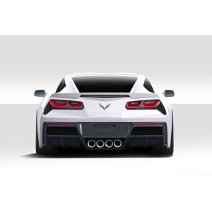 2014-2019 Chevrolet Corvette C7 Duraflex Gran Veloce Rear Diffuser- 1 Piece - image 1