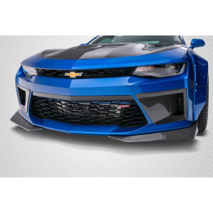 2016-2018 Chevrolet Camaro Carbon Creations DriTech Grid Front Bumper Air Duct Extensions Add Ons Spat Extensions - 2 Piece - image 1