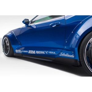 2016-2023 Chevrolet Camaro Grid Side Splitters - 6 Piece - image 1