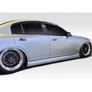 2003-2004 Infiniti G Sedan G35 GT Competition Side Skirts Rocker Panels - 2 Piece - image 1