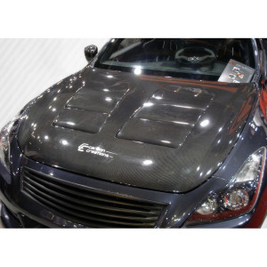 2008-2015 Infiniti G Coupe G37 Q60 Carbon Creations GT Concept Hood - 1 Piece - image 1 2008-2015 Infiniti G Coupe G37 Q60 Carbon Creations GT Concept Hood - 1 Piece - image 1