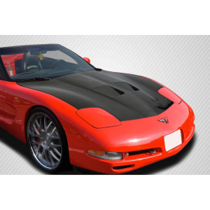 1997-2004 Chevrolet Corvette C5 Carbon Creations GT Concept Hood - 1 Piece - image 1
