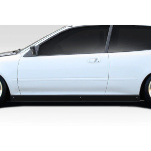 1992-1995 Honda Civic 2DR / HB Time Attack Side Skirt Rocker Panels - 2 Piece - image 1