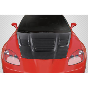 2005-2013 Chevrolet Corvette C6 Carbon Creations World Challenge Look Hood - 1 Piece - image 1