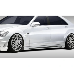 2007-2013 Mercedes S Class Eros Version 2 Side Skirts - image 1