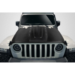 2018-2025 Jeep Wrangler JL Gladiator JT Carbon Creations Energy Hood - 1 Piece - image 1 2018-2025 Jeep Wrangler JL Gladiator JT Carbon Creations Energy Hood - 1 Piece - image 1