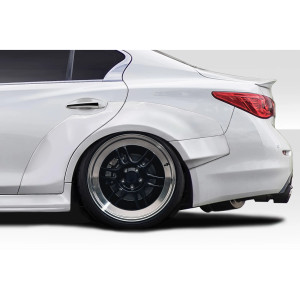 2014-2023 Infiniti Q50 Duraflex Redline Wide Body Rear Fender Flares (+40mm)  - 6 Piece - image 1 2014-2023 Infiniti Q50 Duraflex Redline Wide Body Rear Fender Flares (+40mm)  - 6 Piece - image 1