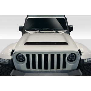 2018-2025 Jeep Wrangler JL Gladiator JT Demon Look Hood - 1 Piece - image 1