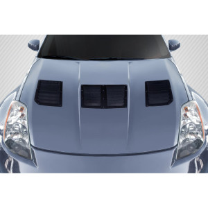 2003-2006 Nissan 350Z Z33 Carbon Creations GT1 Hood Vents - 3 Piece - image 1 2003-2006 Nissan 350Z Z33 Carbon Creations GT1 Hood Vents - 3 Piece - image 1