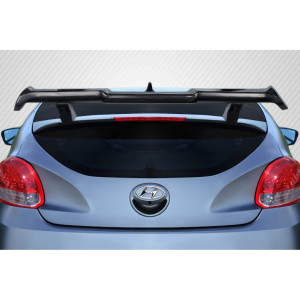 2012-2017 Hyundai Veloster Carbon Creations Nobo Rear Wing Spoiler - 3 Piece ( non turbo ) - image 1