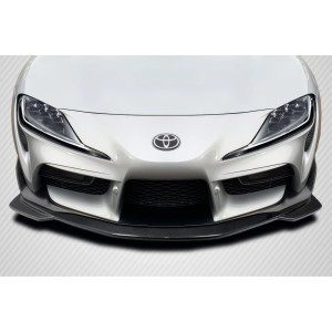 2019-2023 Toyota Supra A90 Carbon Creations Speed Front Lip Spoiler - 1 Piece - image 1 2019-2023 Toyota Supra A90 Carbon Creations Speed Front Lip Spoiler - 1 Piece - image 1