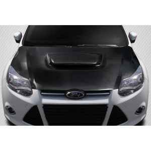 2012-2014 Ford Focus Ram Air Hood - 1 Piece - image 1
