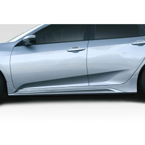 2016-2021 Honda Civic 4DR Type M Side Skirts Rocker Panels - 2 Piece - image 1