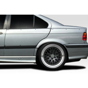 1992-1998 BMW 3 Series M3 E36 4DR C Spec Rear Fender Flares - 2 Piece - image 1