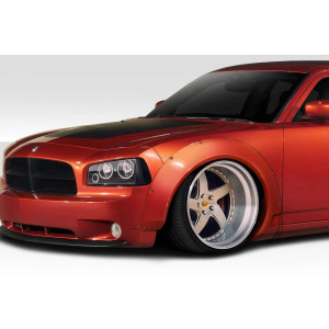 2006-2010 Dodge Charger Duraflex Novara Wide Body Front Fender Flares - 2 Piece - image 1 2006-2010 Dodge Charger Duraflex Novara Wide Body Front Fender Flares - 2 Piece - image 1