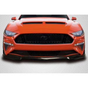 2018-2023 Ford Mustang Carbon Creations CVX Front Lip Spoiler - 1 Piece - image 1 2018-2023 Ford Mustang Carbon Creations CVX Front Lip Spoiler - 1 Piece - image 1
