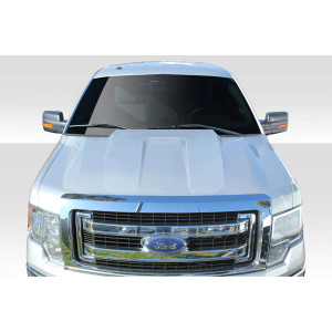 2009-2014 Ford F-150 Duraflex 2" Cowl Hood - 1 Piece - image 1 2009-2014 Ford F-150 Duraflex 2" Cowl Hood - 1 Piece - image 1