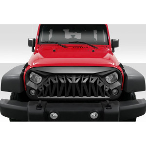 2007-2018 Jeep Wrangler JK Duraflex Monster Grille - 1 Piece - image 1 2007-2018 Jeep Wrangler JK Duraflex Monster Grille - 1 Piece - image 1