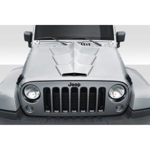 2007-2018 Jeep Wrangler JK Duraflex Tyrano Hood - 1 Piece - image 1 2007-2018 Jeep Wrangler JK Duraflex Tyrano Hood - 1 Piece - image 1