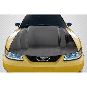 1999-2004 Ford Mustang Carbon Creations Cowl Hood - 1 Piece - image 1 1999-2004 Ford Mustang Carbon Creations Cowl Hood - 1 Piece - image 1