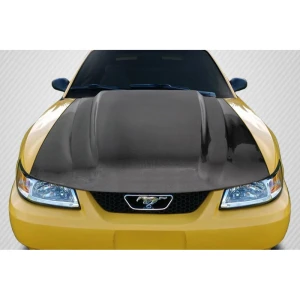 1999-2004 Ford Mustang Cowl Carbon Fiber Hood - image 1