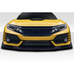2017-2021 Honda Civic TypeR Duraflex EVS Front Lip Under Spoiler - 1 Piece - image 1