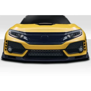 2017-2021 Honda Civic TypeR EVS Front Lip Under Spoiler - 1 Piece - image 1