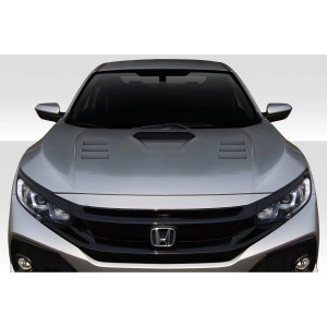 2016-2021 Honda Civic Duraflex TS 1 Hood - 1 Piece - image 1 2016-2021 Honda Civic Duraflex TS 1 Hood - 1 Piece - image 1