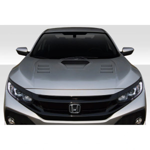 2016-2021 Honda Civic TS 1 Hood - 1 Piece - image 1