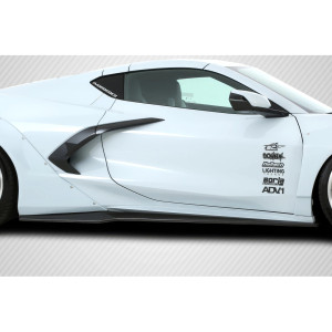 2020-2023 Chevrolet Corvette C8 Carbon Creations Gran Veloce Side Skirt Splitters - 2 Piece - image 1 2020-2023 Chevrolet Corvette C8 Carbon Creations Gran Veloce Side Skirt Splitters - 2 Piece - image 1