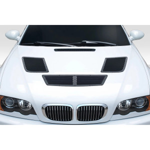 2001-2006 BMW M3 E46 / 2014-2019 Ford Fiesta / 2016-2018 Ford Focus Duraflex GT1 Hood Vents - 3 Piece - image 1 2001-2006 BMW M3 E46 / 2014-2019 Ford Fiesta / 2016-2018 Ford Focus Duraflex GT1 Hood Vents - 3 Piece - image 1