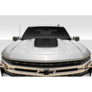 2019-2025 Chevy Silverado 1500 Duraflex Overland Hood Scoop - 1 Piece - image 1