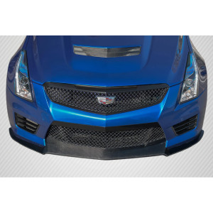 2016-2019 Cadillac ATS-V Carbon Creations V Look Front Lip Spoiler - 1 Piece - image 1