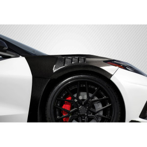 2020-2025 Chevrolet Corvette C8 Carbon Creations Gran Veloce Front Fender Vents - 2 Piece - image 1 2020-2025 Chevrolet Corvette C8 Carbon Creations Gran Veloce Front Fender Vents - 2 Piece - image 1