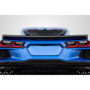 2020-2025 Chevrolet Corvette C8 Carbon Creations Gran Veloce Flush Mount Rear Wing Spoiler - 1 Piece - image 1