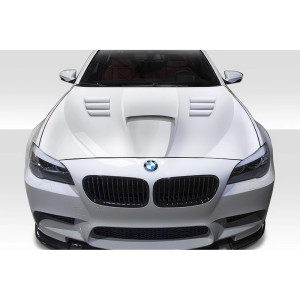 2011-2016 BMW 5 Series F10 4DR Duraflex Power Dynamics Hood - 1 Piece - image 1