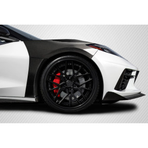 2020-2025 Chevrolet Corvette C8 Carbon Creations Gran Veloce Front Fenders - 2 Piece - image 1