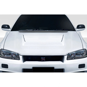 1999-2002 Nissan Skyline R34 D1 Hood - 1 Piece - image 1