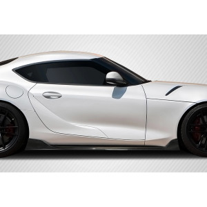 2019-2023 Toyota Supra A90 Carbon Creations AG Design Side Skirt Splitters - 2 Piece - image 1 2019-2023 Toyota Supra A90 Carbon Creations AG Design Side Skirt Splitters - 2 Piece - image 1