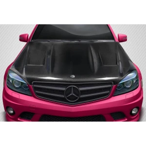 2008-2011 Mercedes C Class AMGT Carbon Fiber Hood - image 1