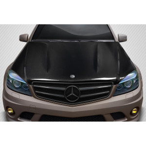 2008-2011 Mercedes C Class W204 Carbon Creations C63 V2 Hood - 1 Piece - image 1