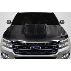 2016-2019 Ford Explorer GT500 Look Hood - 1 Piece - image 1