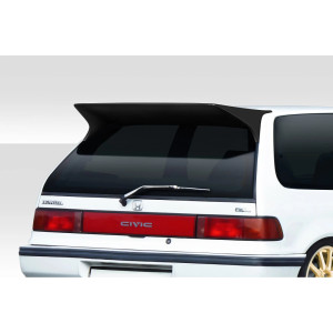 1988-1991 Honda Civic HB Duraflex J Spec Rear Roof Wing Spoiler - 1 Piece - image 1