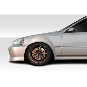 1999-2000 Honda Civic Duraflex K-Spec Front Fenders - 2 Pieces - image 1 1999-2000 Honda Civic Duraflex K-Spec Front Fenders - 2 Pieces - image 1