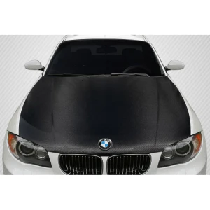 2008-2013 BMW 1 Series OEM Look Carbon Fiber Hood - image 1