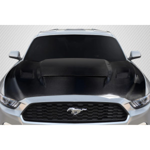 2015-2017 Ford Mustang Carbon Creations R Spec Hood - 1 Piece - image 1