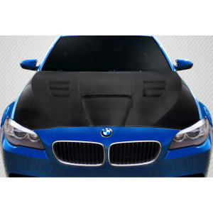 2011-2016 BMW 5 Series F10 4DR Carbon Creations Power Dynamics Hood - 1 Piece - image 1